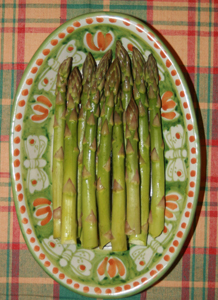Asparagus for the Fritatta